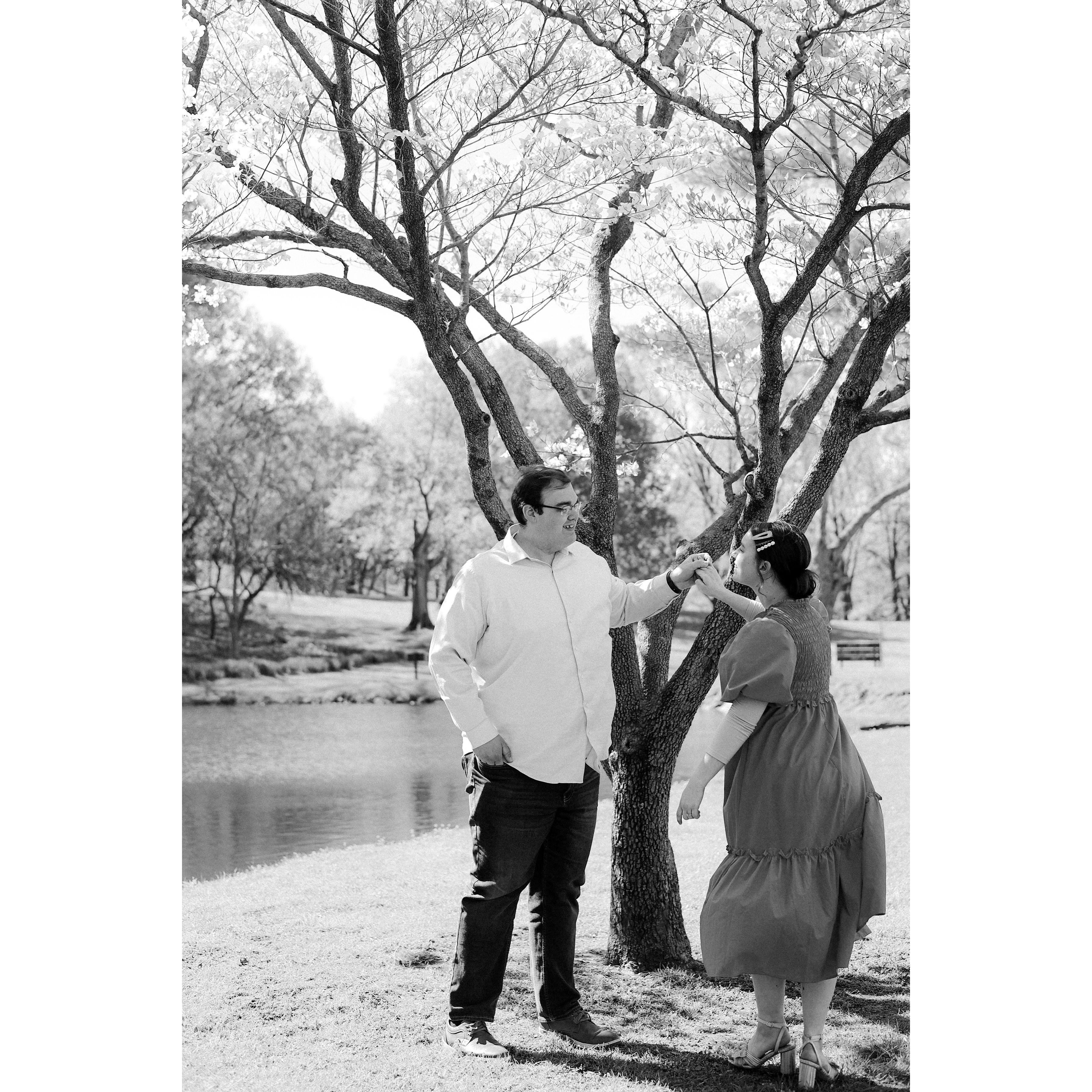 dancing in the park is my fave with you.