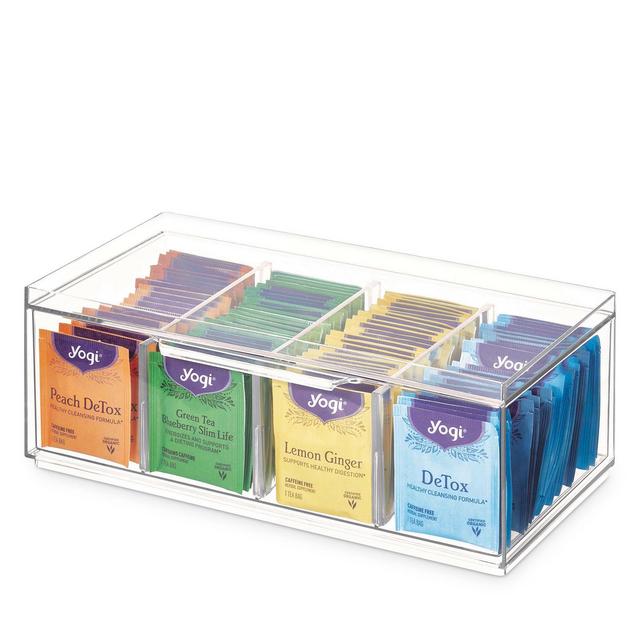 iDESIGN Crisp Tea Storage Organizer