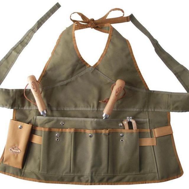 Esschert Design unisex adult gardening aprons, Olive Green, One Size US