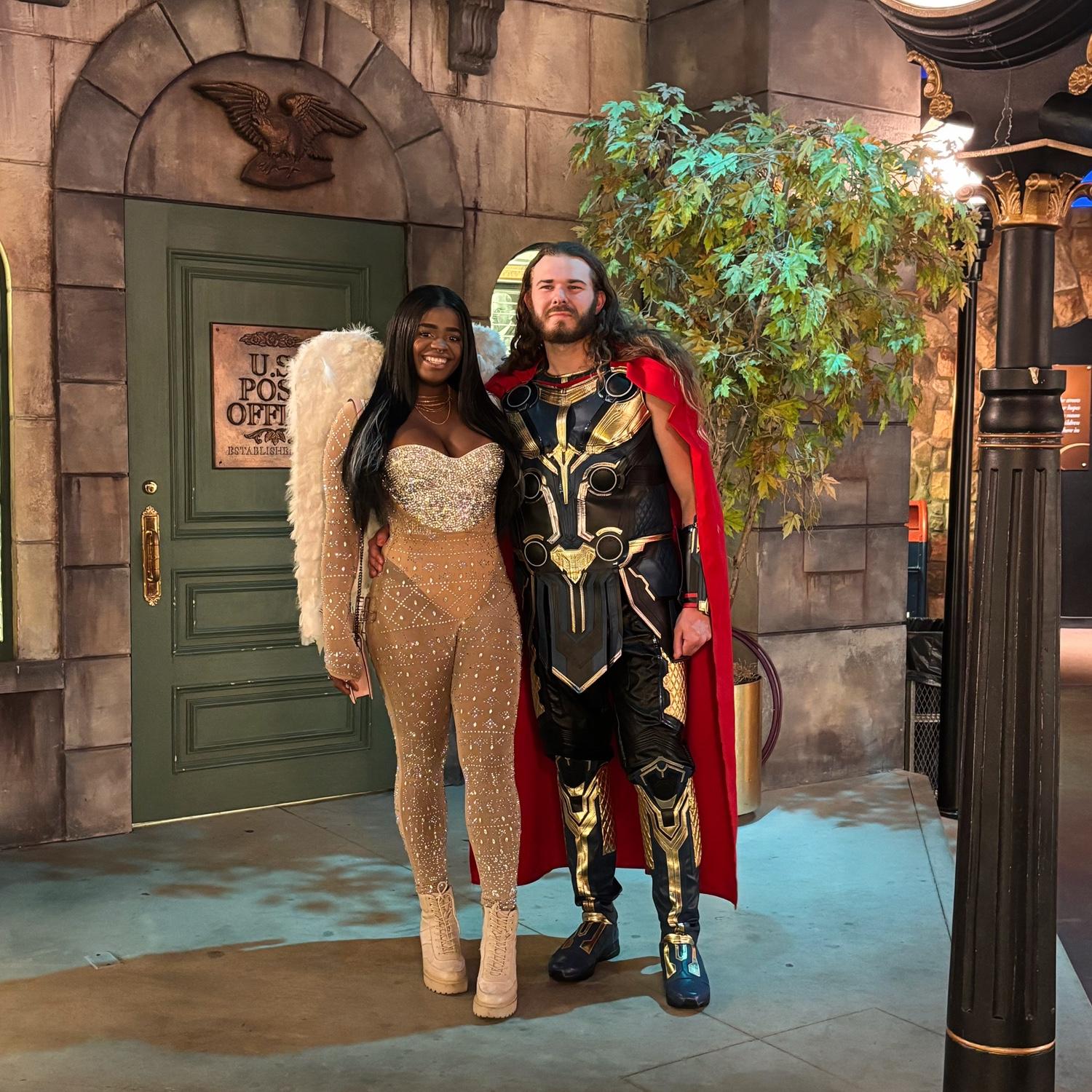 What we were wearing and where we were when he proposed: at Cosi Unmasked on October 10th