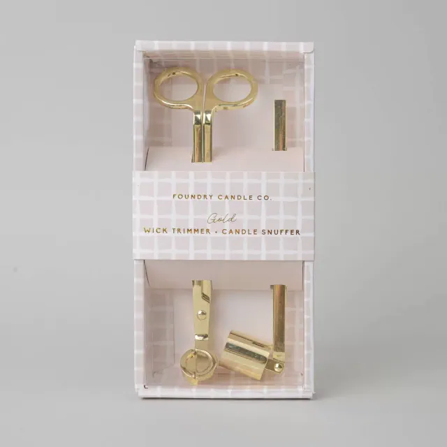Foundry Candle Co. Wick Trimmer and Snuffer Candle Accessory Kit