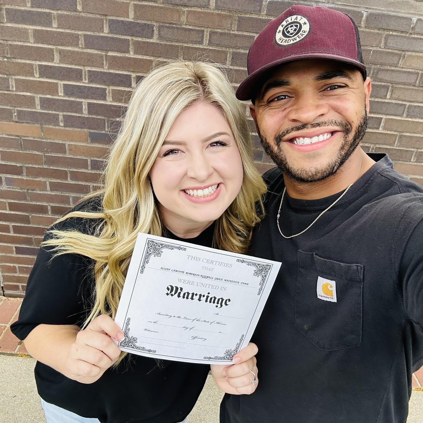 Grace Hamm and Alijah Mitchell's Wedding site