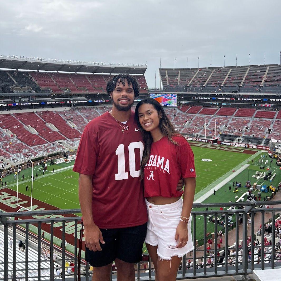 In the Bryant-Denny Stadium!