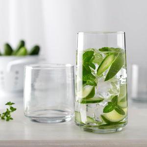 Anchor Hocking Finlandia Drinking Glasses, 16 Piece Set
