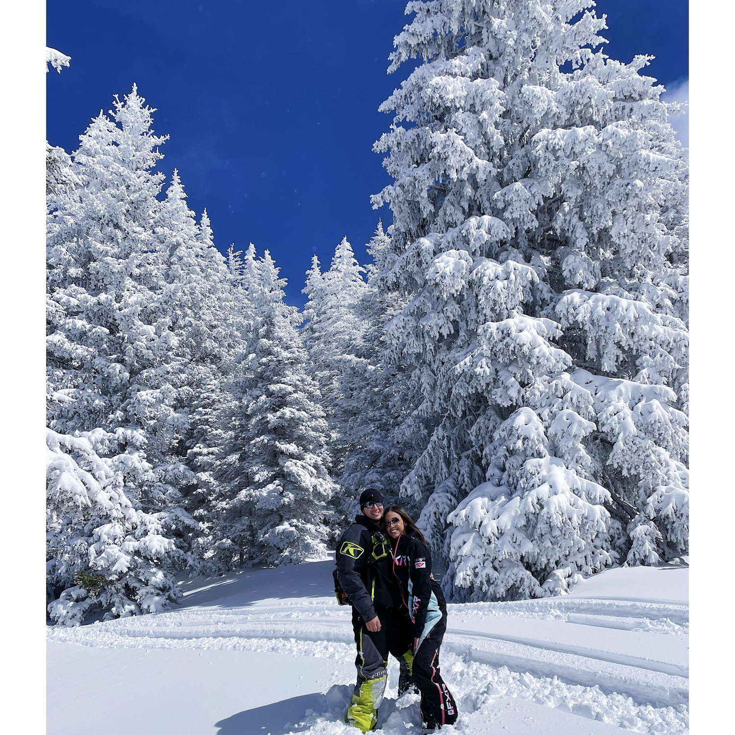 One of our many snowmobile adventures