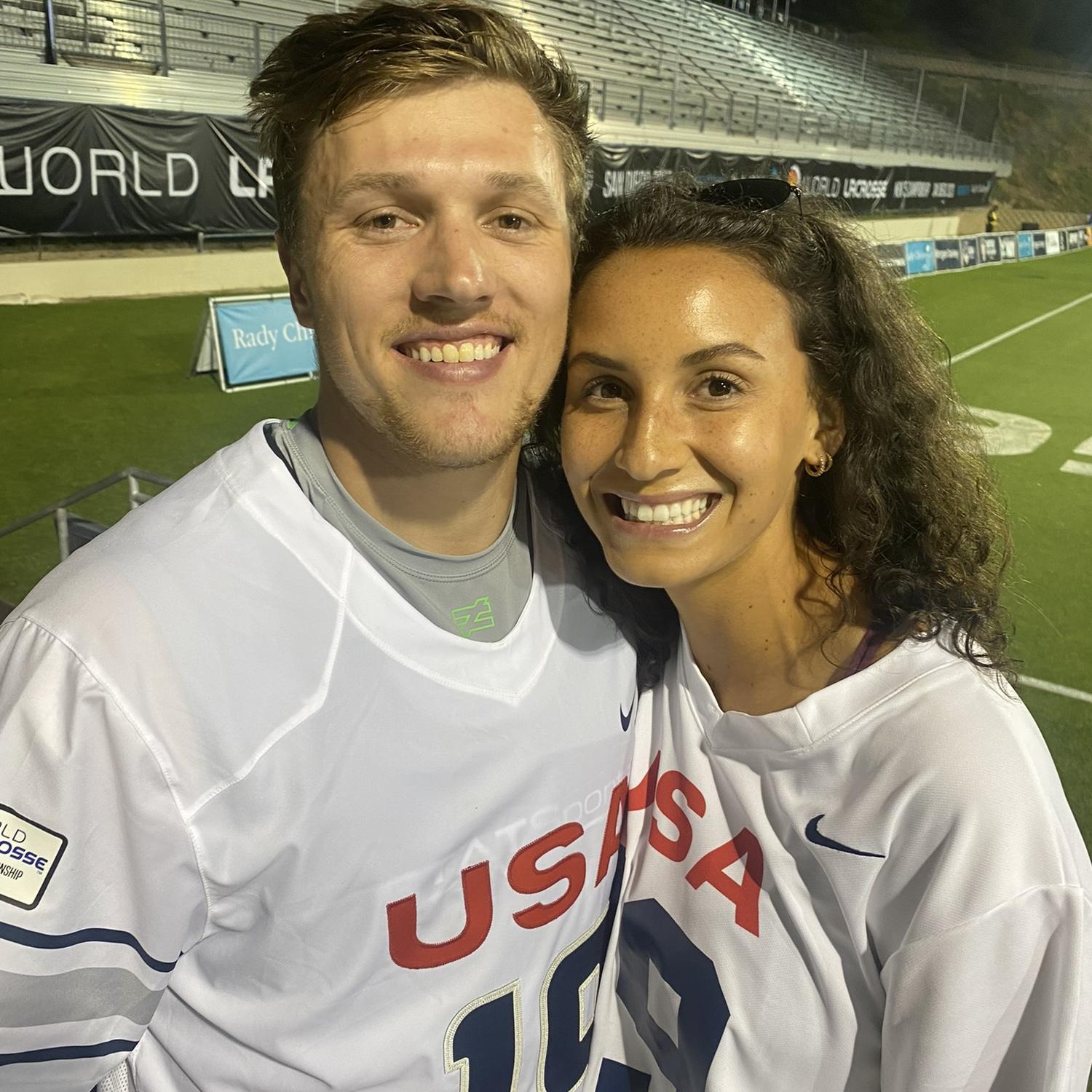 Danny playing for Team USA in the World Lacrosse Championships in San Diego. And winning a gold medal!!