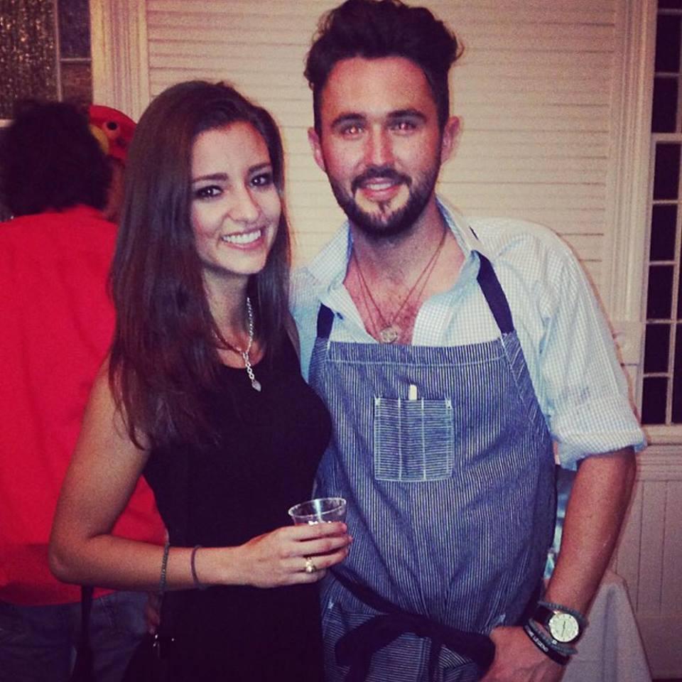 One of our first photos at an event Tyler was competing in