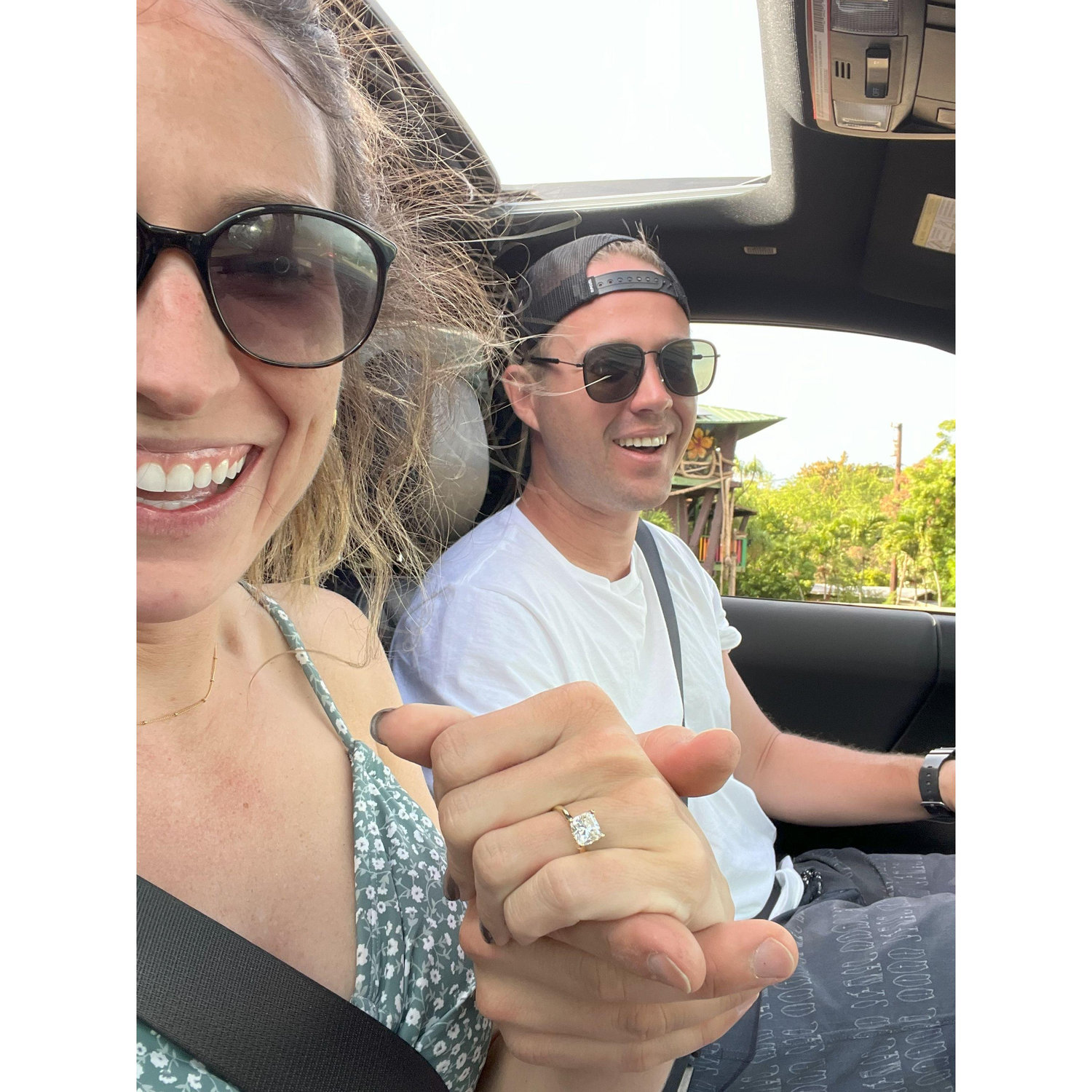 We're ENGAGED