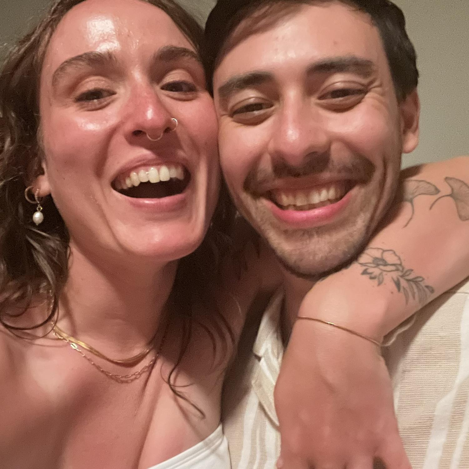 the night we got engaged!