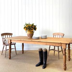A Vintage English Country 6ft Dining Table | The Parson's Nose Antiques