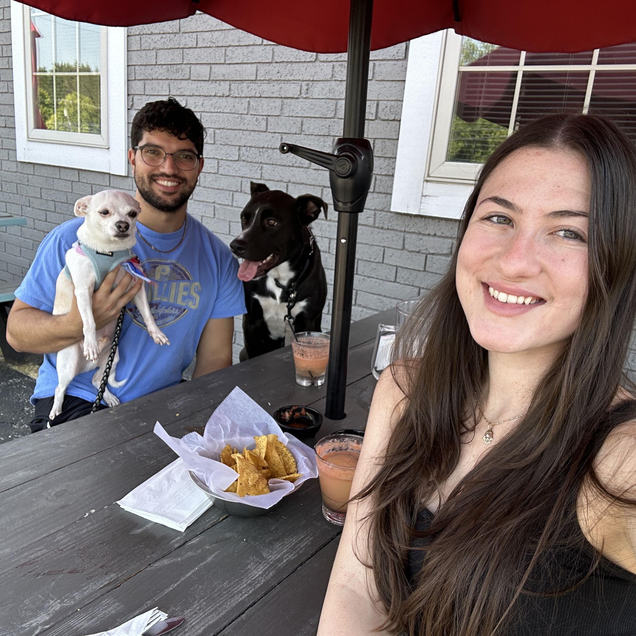 Tito and Torchy joining us at our favorite happy hour