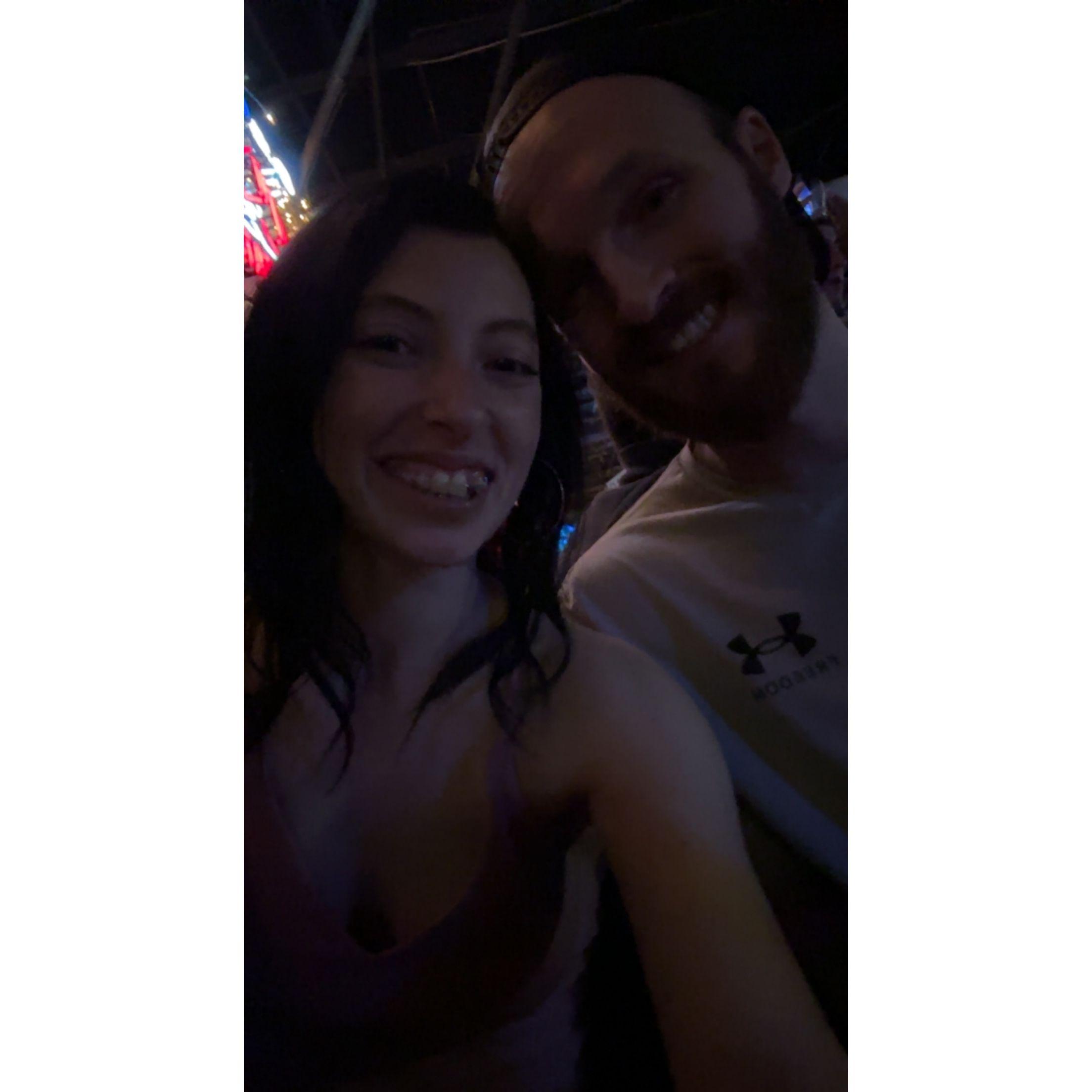 Our First Official Picture, at The Chug!