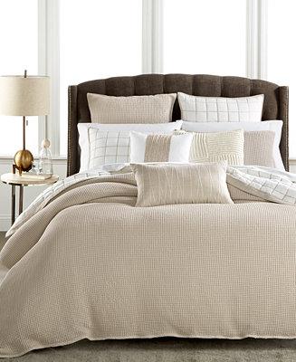 Hotel Collection Waffle Weave King Duvet Cover, Only at Macy's