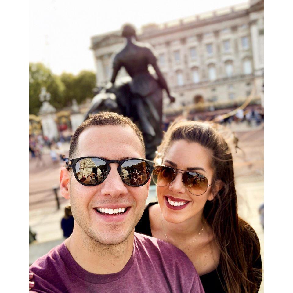 Our trip to London for the Seahawks game in 2019.