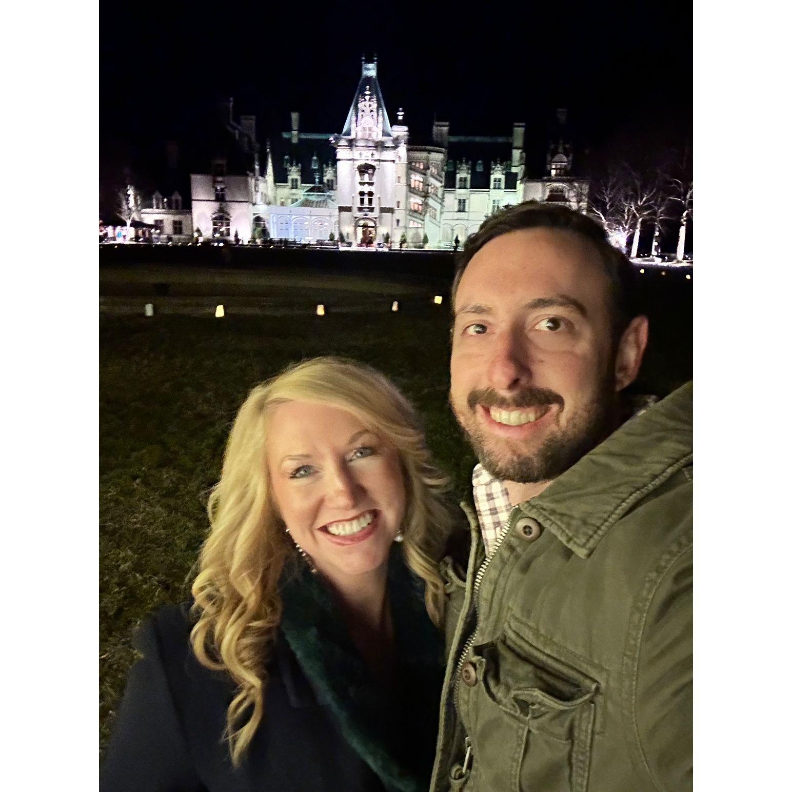 Right before his proposal at the Biltmore