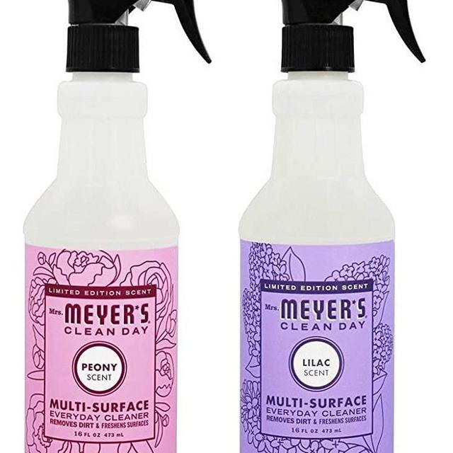 Mrs. Meyers Clean Day Multi-surface Everyday Cleaner, 16.0 Fluid Ounce Lilac & Peony Set of Two