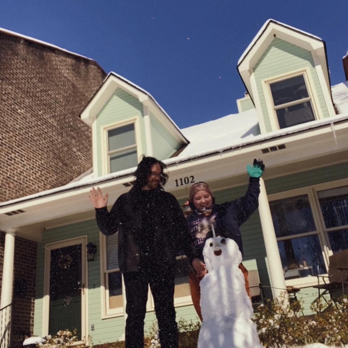 Our snowman, Beulah Mae, from the Great Dothan Blizzard of 2025