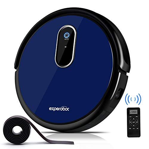 Robotic Vacuum Cleaner Powerful Suction 1600Pa for Carpets &Hard Floor, Auto-Recharge Robot Vacuum Cleaner with Electronic Water Tank for Wet/Dry Mopping, Smarter Daily Schedule Cleaning System and A