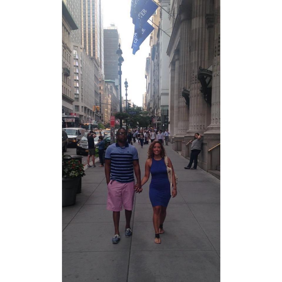 Johnathon was no longer a tourist here! (On our way to SNL in NYC)