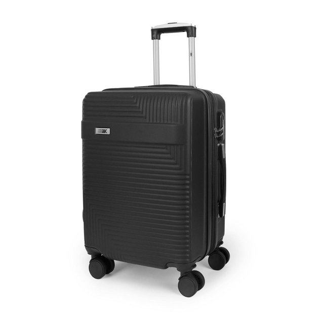 NEW YORK XPRESS WD-588-20" Hardside Carry-On Luggage for Airplane,Hardshell Suitcase with 8 Spinner Wheels,20'' Black