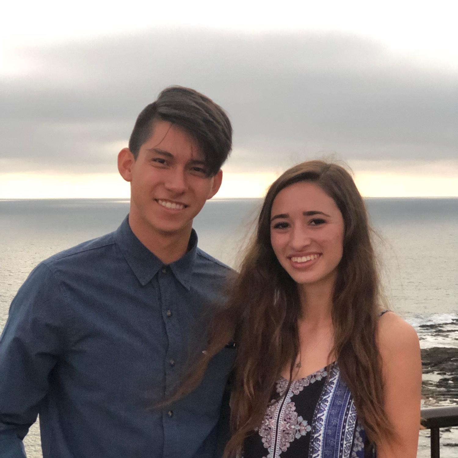 Fun Fact: This is the first picture we ever took together. We unknowingly coordinated our outfits so we took a picture together as matching "Dan's".