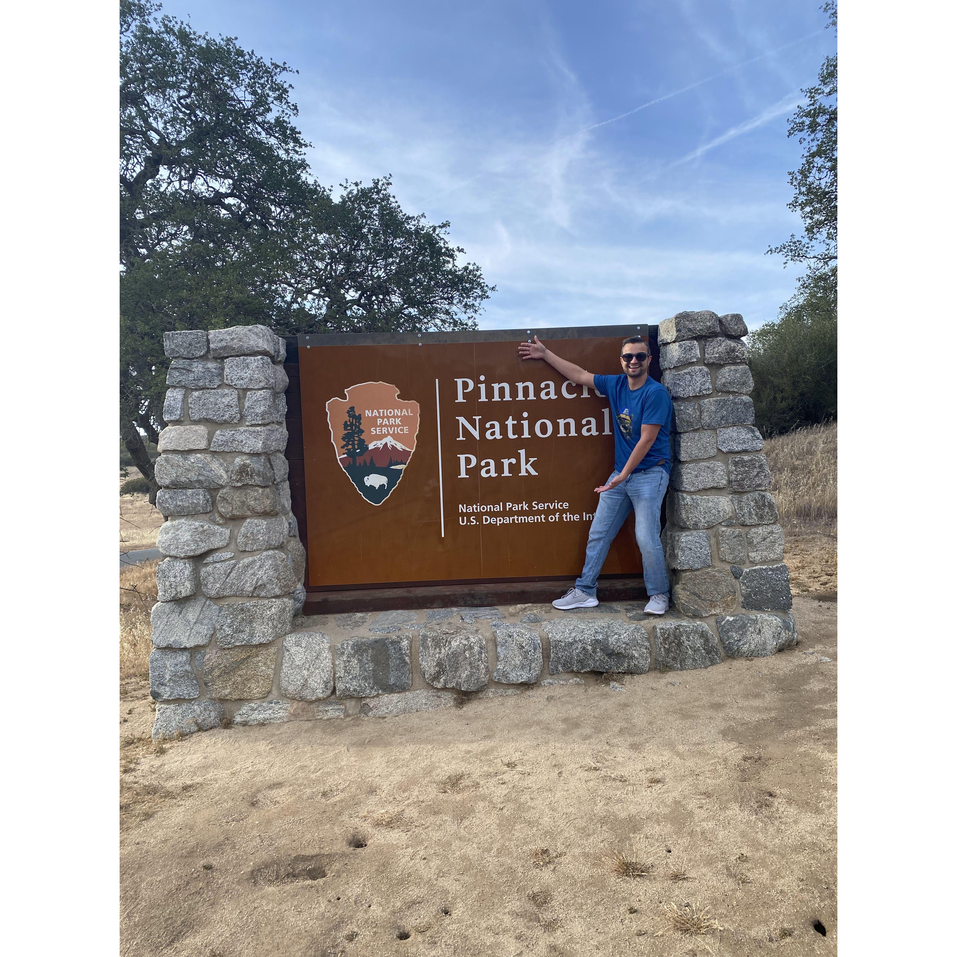 We started our trip with a stop at Pinnacle's National Park