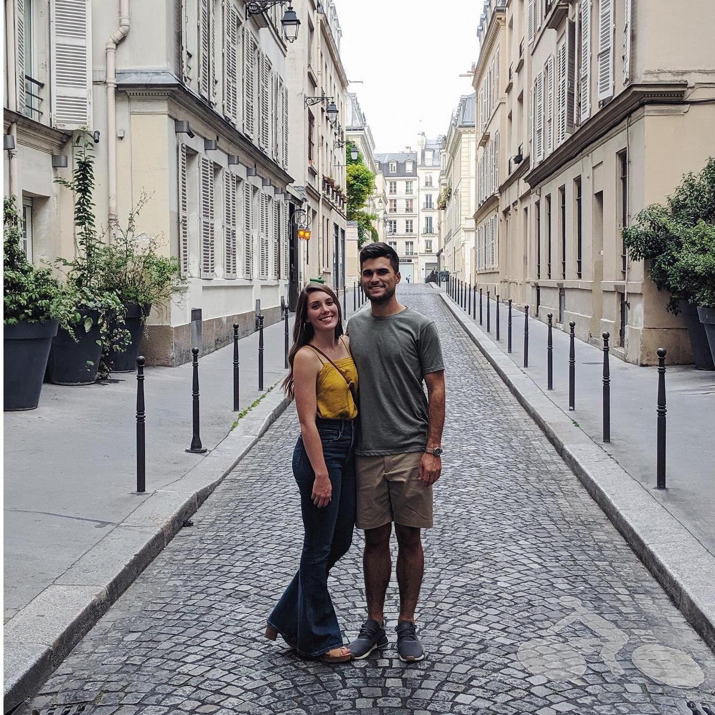 Exploring Paris, June 2019.