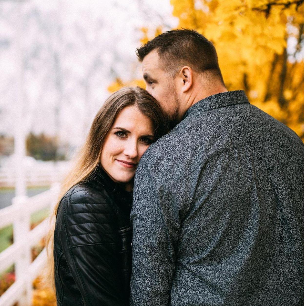 Engagement photos at Langden Farms