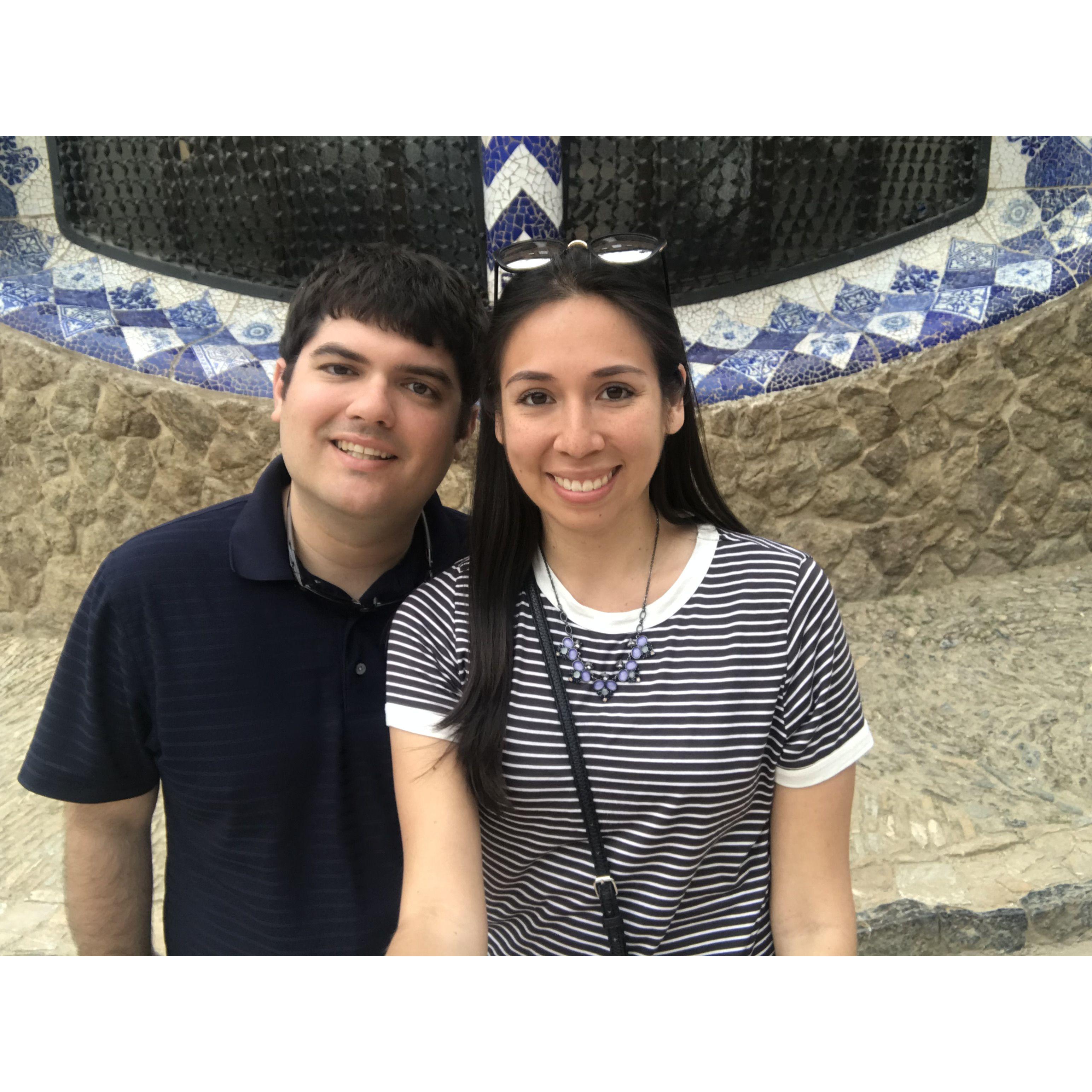 Park Güell in Barcelona, Spain