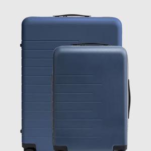 Carry-On & Large Check-In Suitcase Bundle in Navy