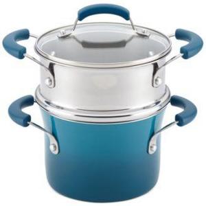 Rachael Ray - Nonstick 3-Qt. Saucepot and Steamer Set