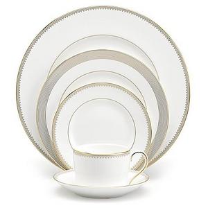 Vera Wang Wedgwood® Golden Grosgrain 5-Piece Place Setting