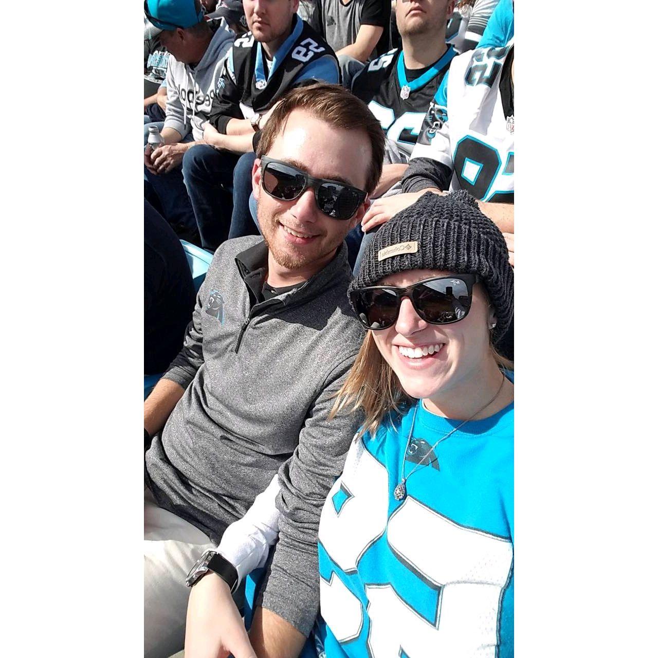The Panthers lost but we still had fun!