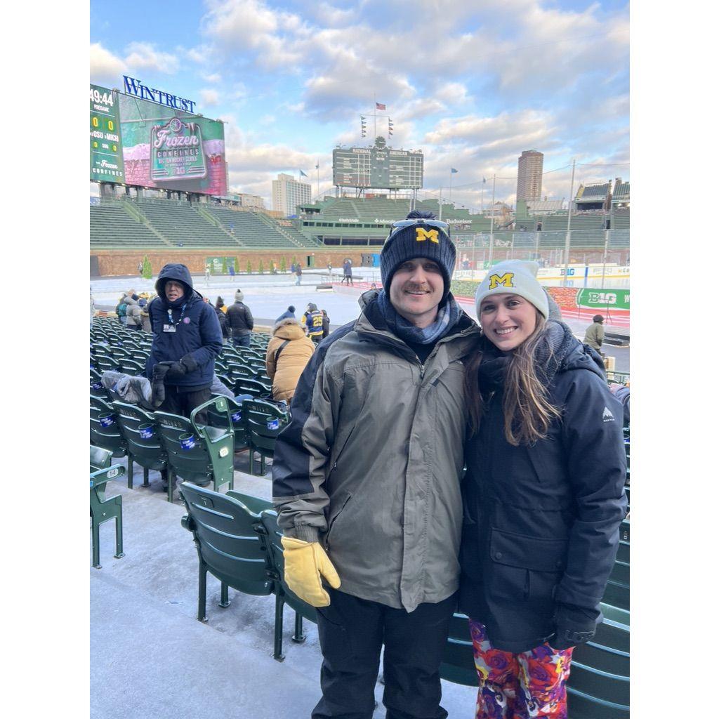 Big Ten hockey at Wrigley