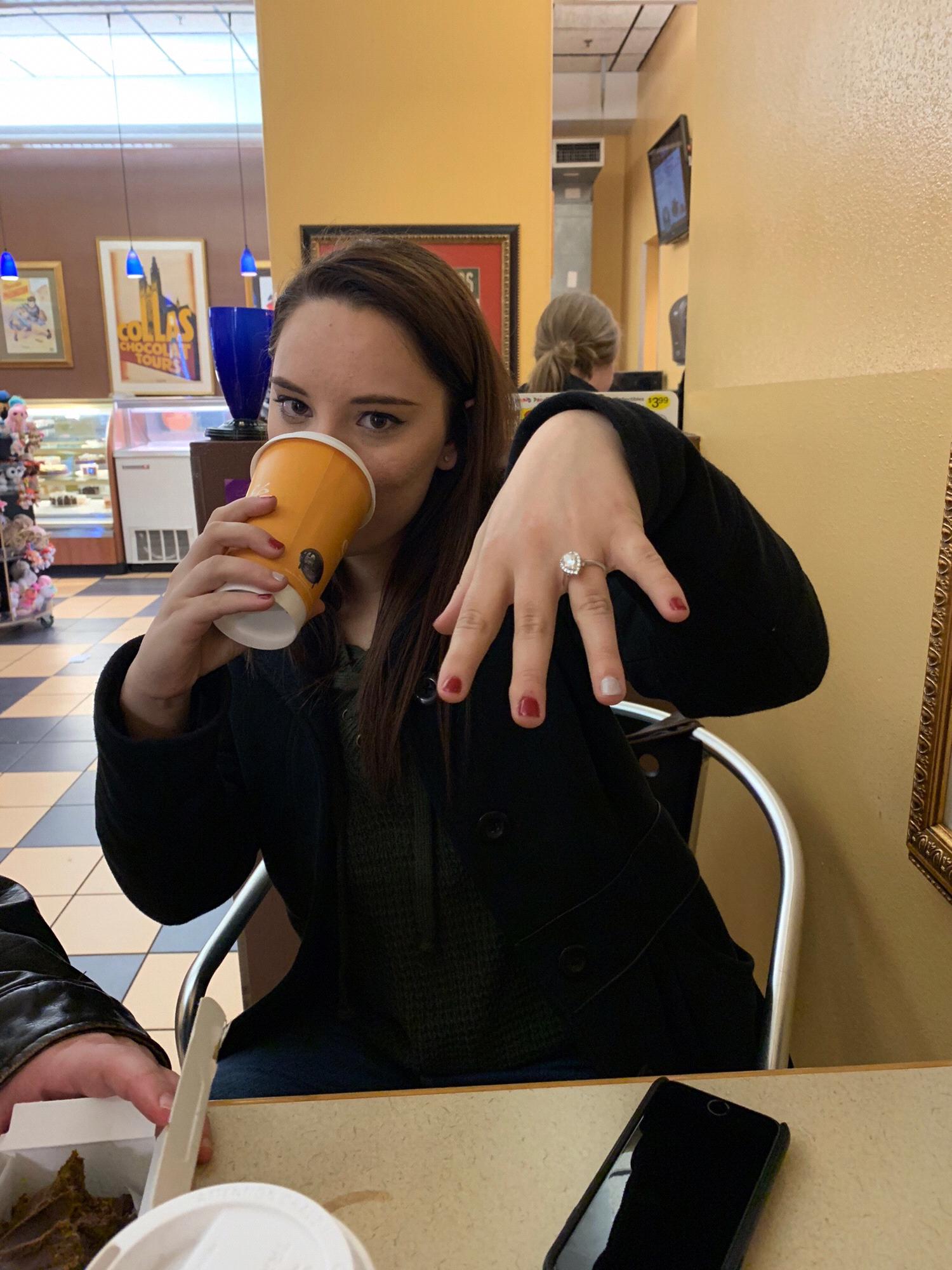 I was slightly obsessed with my ring.