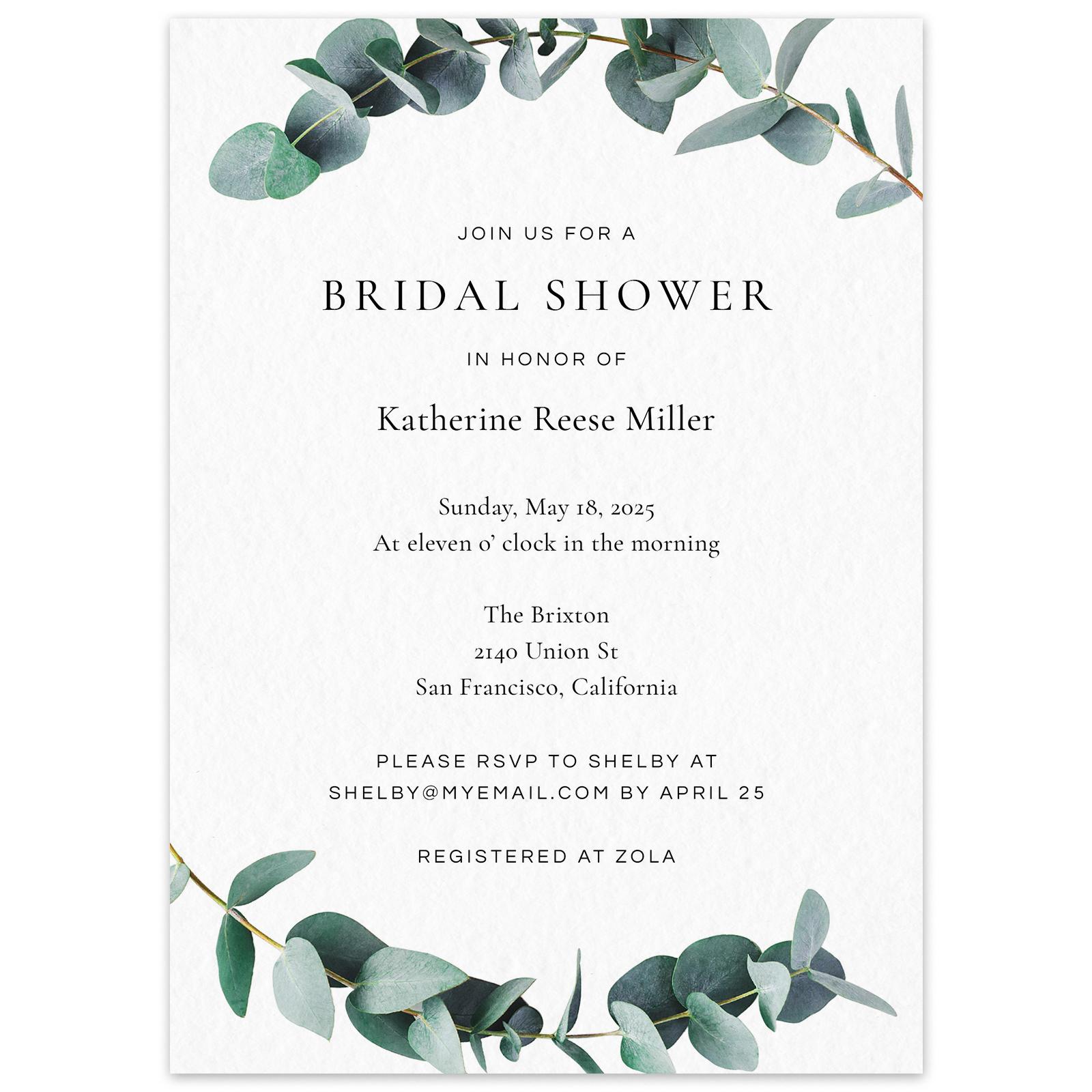 Classic & Traditional Wedding & Bridal Shower Invitations
