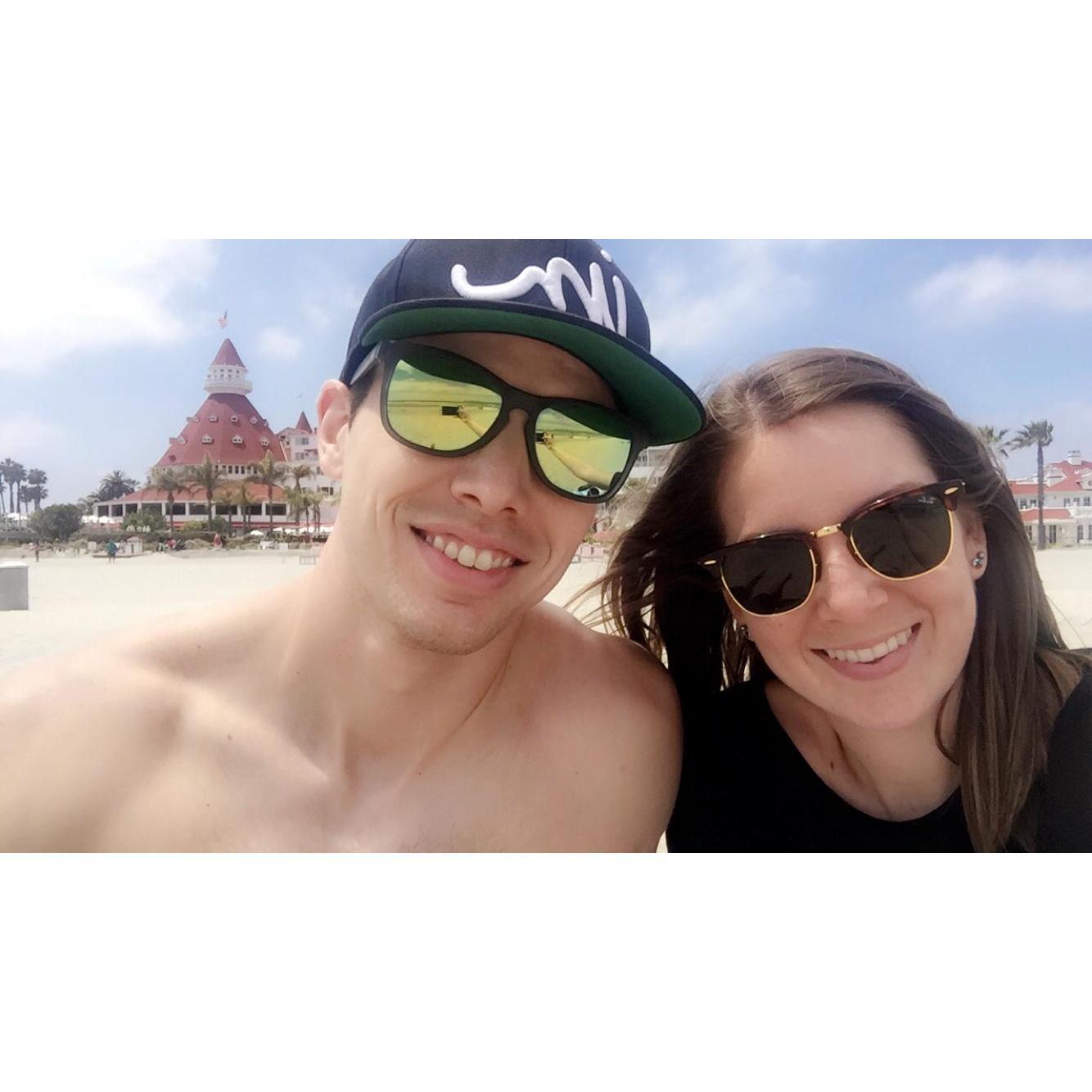 Our 1 year anniversary- Coronado Island- May 15 2016