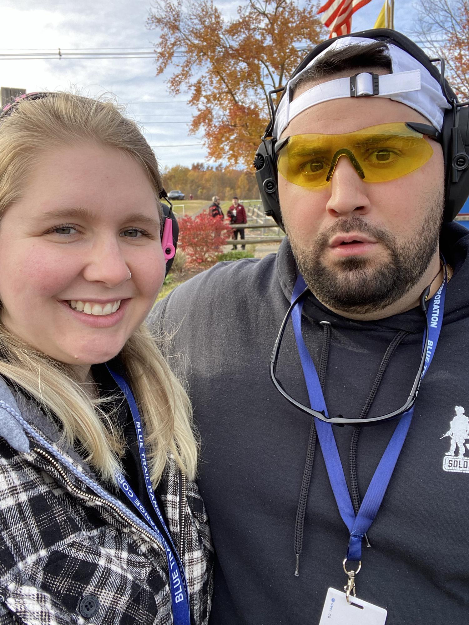 Enjoying the brisk fall weather at the range - 2021
