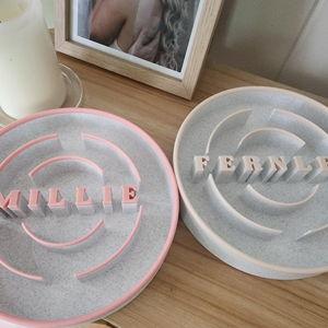 Custom 3D Printed Dog Bowl – Personalised Pet Bowl with Name – Slow Feeder or Water Bowl – Practical Pet Gift
