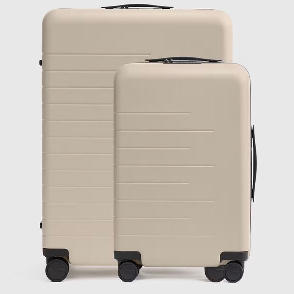 Carry-On & Large Check-In Suitcase Set - Tan