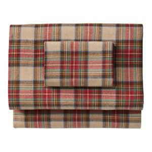 Heritage Chamois Flannel Sheet Set - Antique Dress Stewart