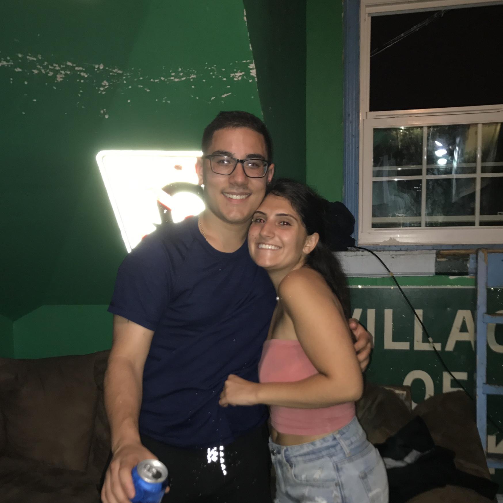 Steven and Gabby in college