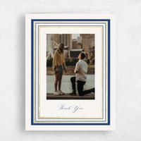 Blue Wedding Thank You - Robin Photo Foil