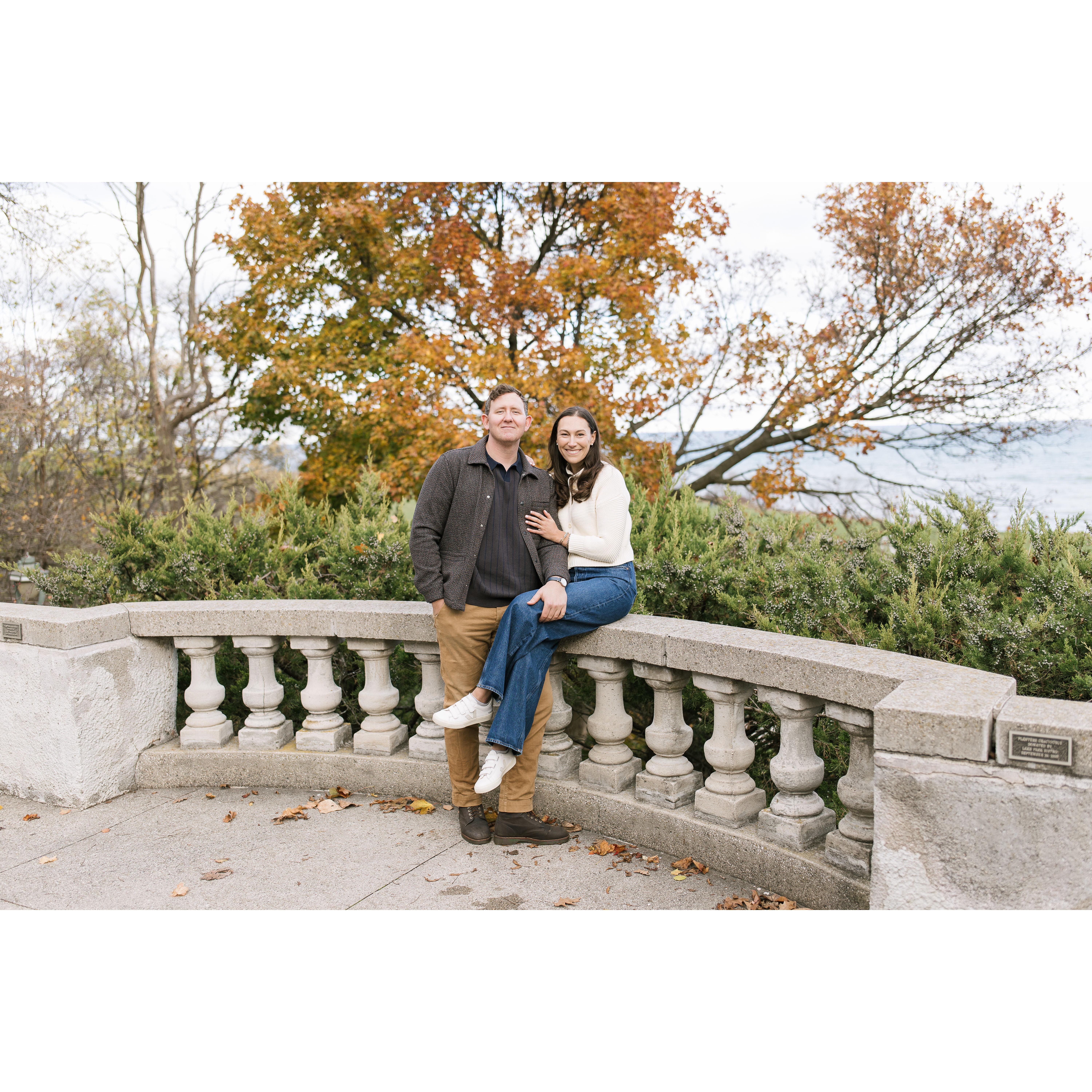 We also took photos in Lake Park, which was designed by Frederick Olmsted. He also designed another recognizable place we love, Central Park.