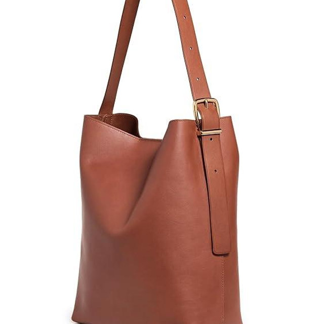Madewell Women's The Essential Bucket Tote in Suede