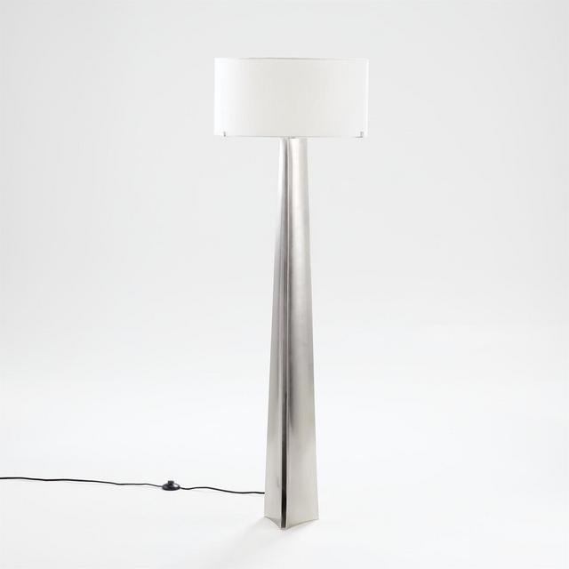 Isla Pewter Triangle Floor Lamp