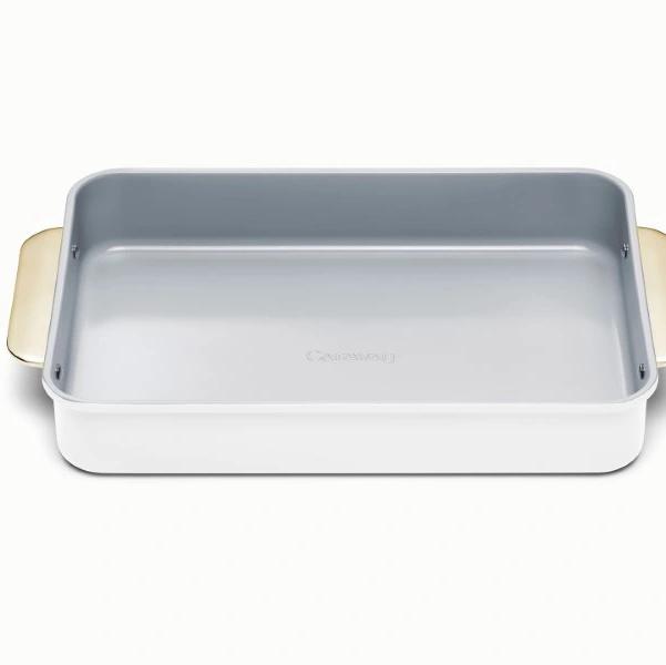 Large Rectangle Pan - white