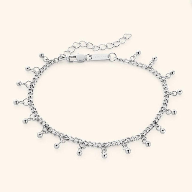 Nominal Dangling Dotted Anklet