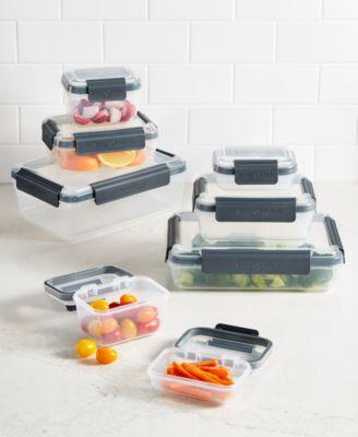 Martha Stewart Collection 12-Pc. Glass Food Storage Container Set, Created  for Macy's - Macy's