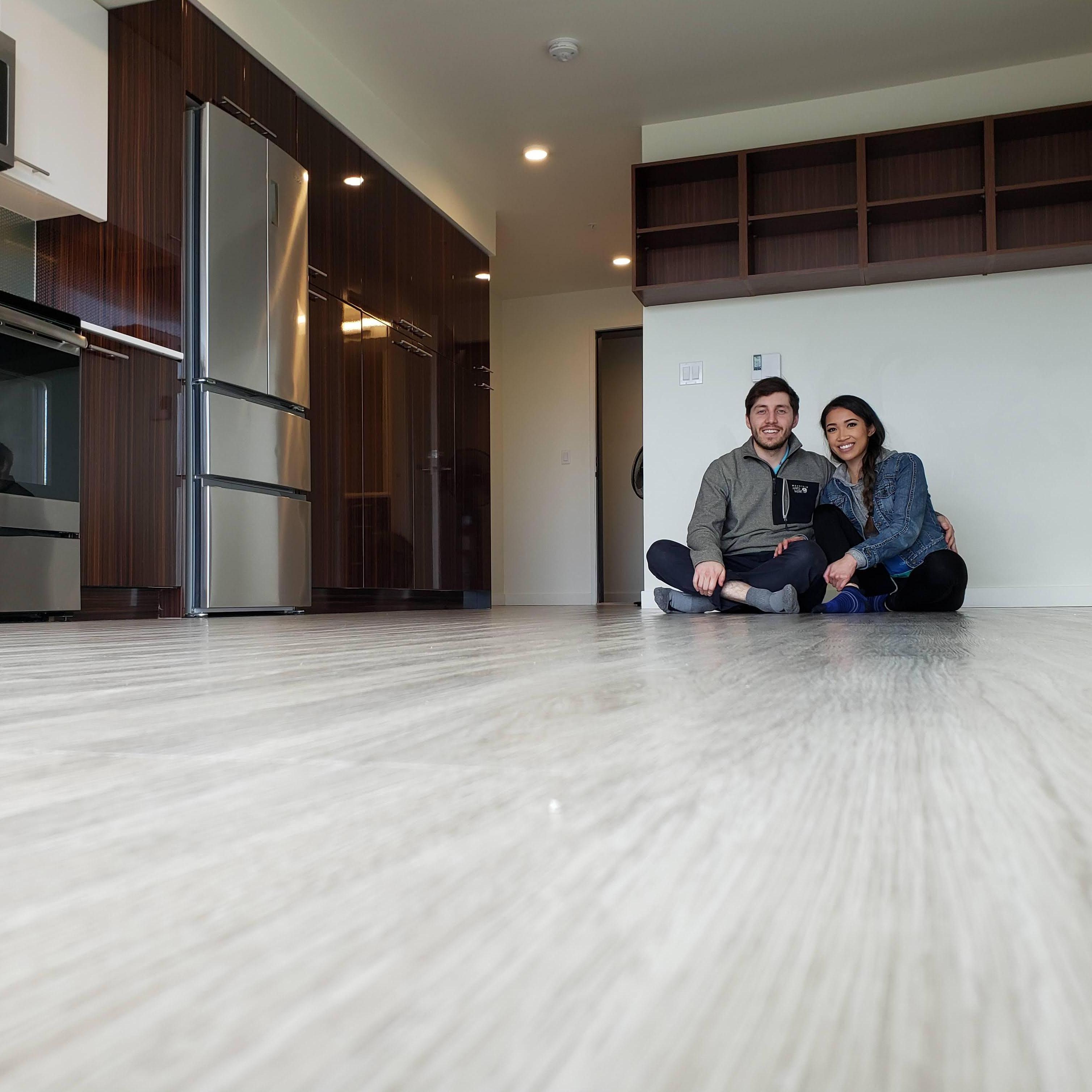 Saying goodbye to our first home together!